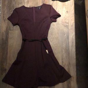 Dynamite dress with black tiny belt